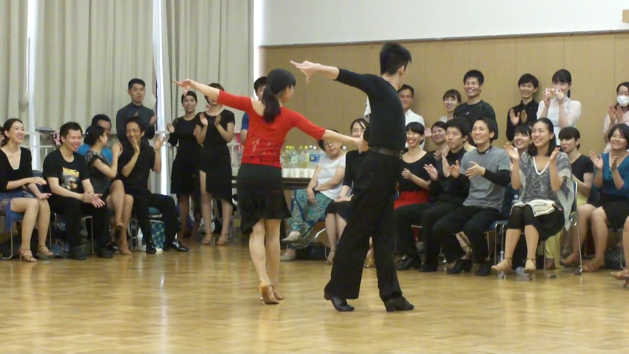 社交ダンス チャチャチャ 優勝 第13回練習着10ダンス競技会 サークル