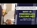 Contacted By 01653604434 | Orbit Debt Collectors | Orbit Debt Collection Help