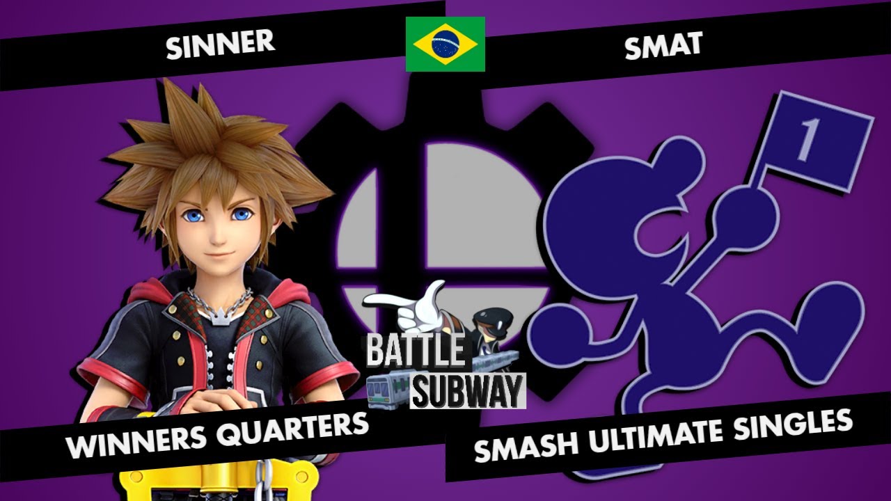 Sinner (Sora) vs. Smat (Mr. Game and Watch) - BATTLE SUBWAY ⚙ #17 WQ - SSBU SINGLES