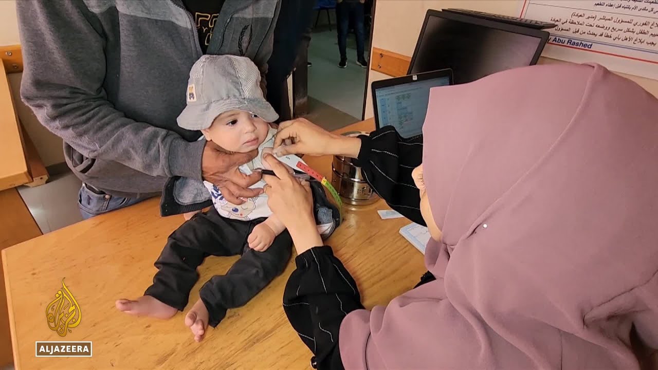 نقص اللقاحات يهدد أطفال غزة الصغار