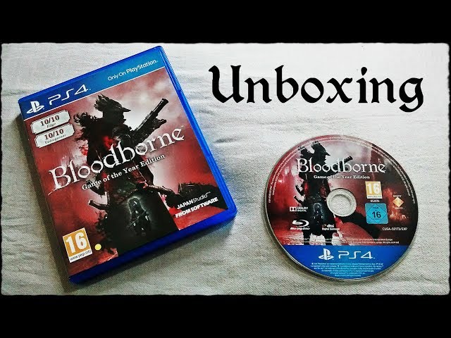 Bloodborne: Game of the Year Edition (PS4) - Unboxing 