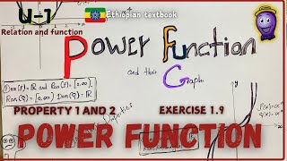 💡Grade 11 unit 1 ~POWER FUNCTION~| Property 1 and 2 | + |Exercise 1.9|