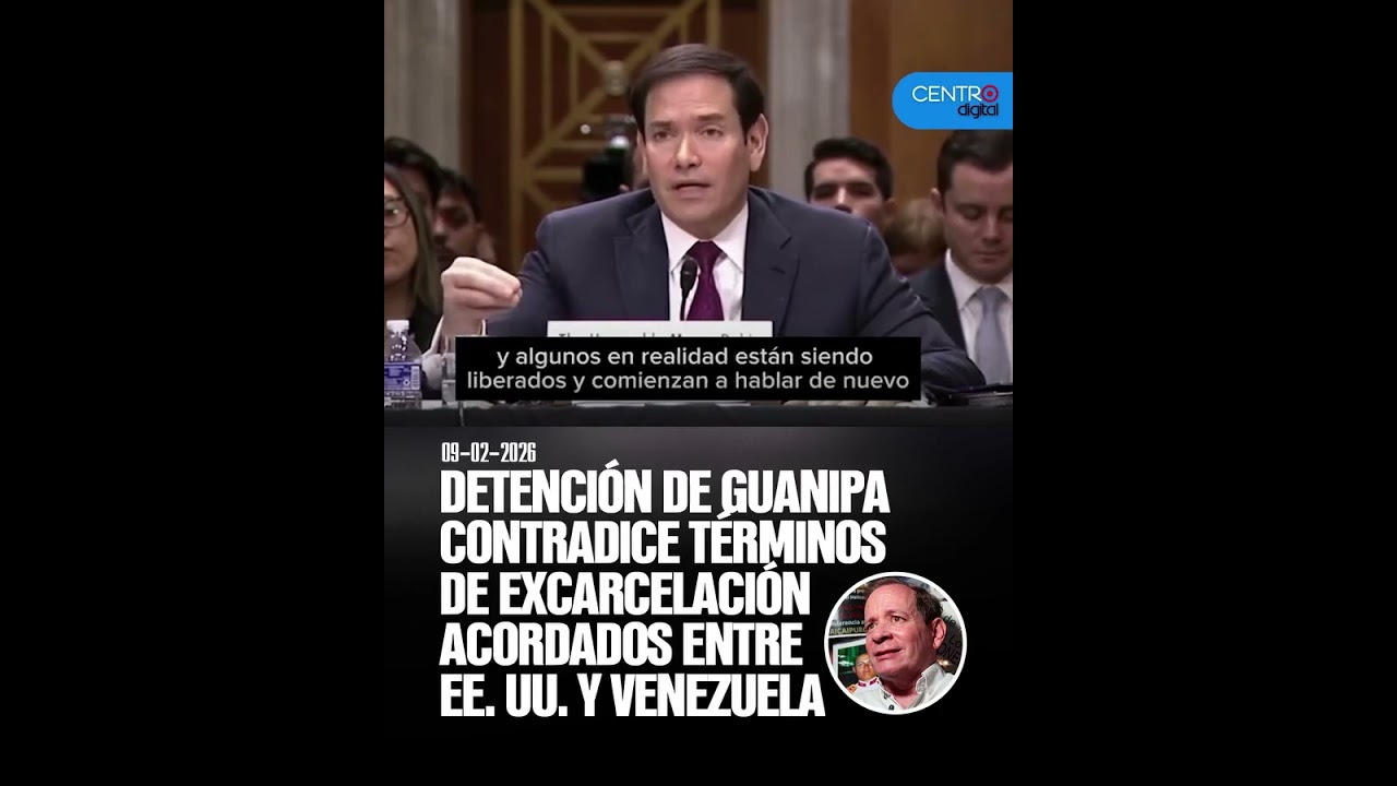 Арест Гуанипы противоречит условиям освобождения, согласованным между США и Венесуэлой.