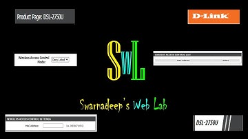 How to Block A User via MAC Address in D Link Router | DSL-2750U | ASDL2+