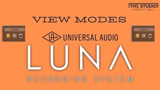 Universal Audio LUNA - View Mode Luna Basics Console Tracking Mode
