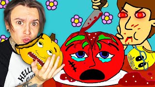 картинка: НЕ ИГРАЙ С СЕМЬЕЙ ПОМИДОРА ЛИМОНА И ТЫКВЫ!! (Mr.TheoristS)