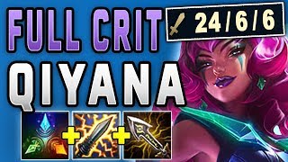 Full Crit Qiyana is actually NOT balanced... | PBE Qiyana Gameplay