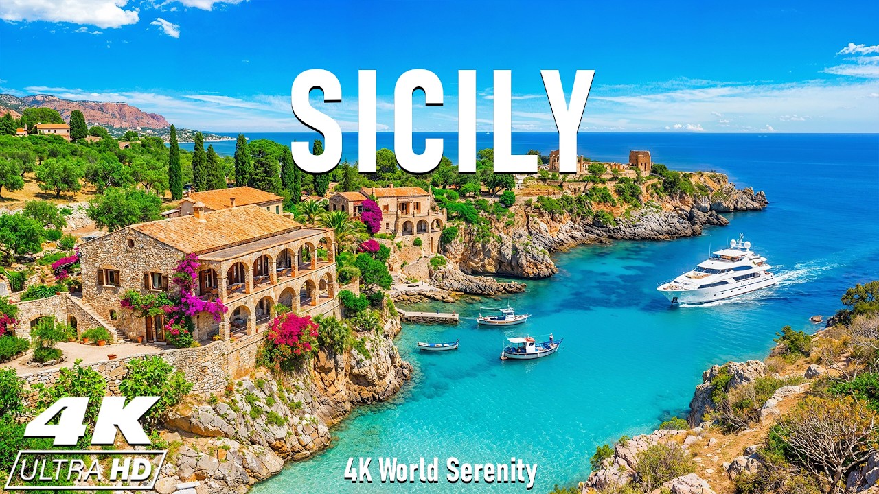 Sicily, Italy 4K Ultra HD – Stunning Mediterranean Coastlines, Ancient Ruins & Vibrant Villages