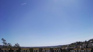 Timelapse Cam 1 - 31. mai 2019