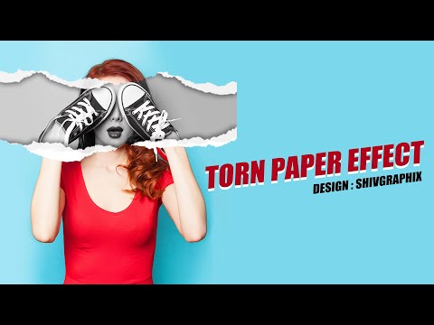 Torn Paper Effect In Photoshop |2 Minutes Photoshop |  Photoshop Tutorial