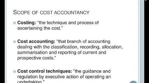 Scope of Cost Accountancy Part 2 | Cost Accountancy | CADD Nest