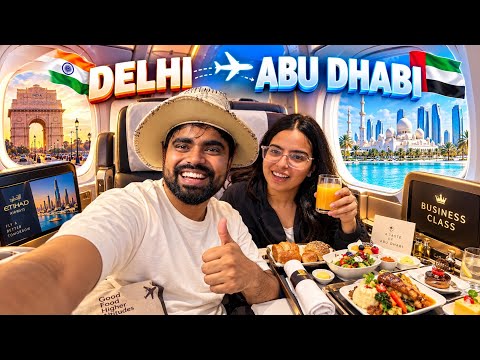 I Took Priyal To Abu Dhabi In BUSINESS CLASS! 😍✈️