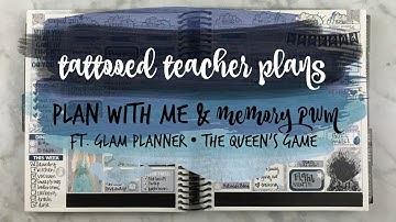 plan with me & memory PWM • ft. glam planner
