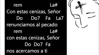 Con estas cenizas, Señor - L. C. Montgomery (canto para miercoles de ceniza) letra y acordes chords