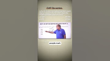 Day 20 of Solving Previous Year CAT Questions under 60 seconds EVERYDAY for 60 days by Arun Sharma!