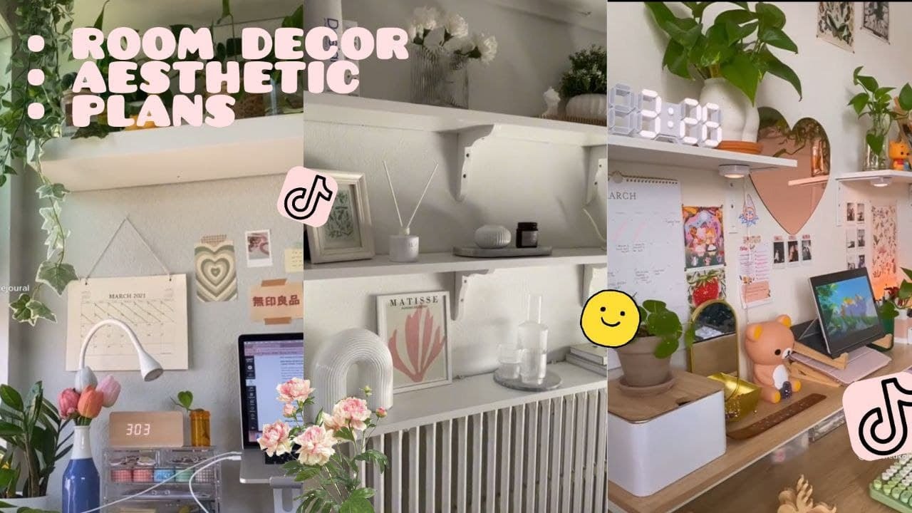 room decor | aesthetic room tour 🍀 tik tok compilation - YouTube
