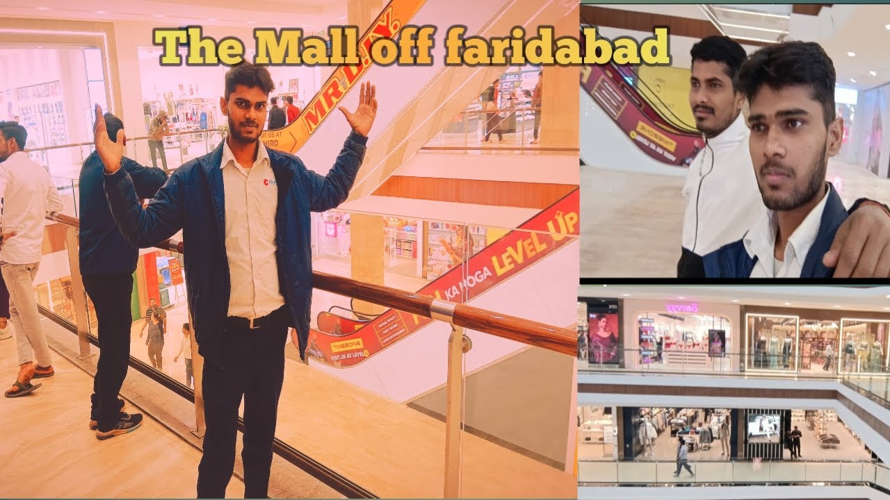 Mall The mall of faridabad enjoy gaming, shoping, PVR other rose
