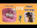 Handmade Pearl Earrings | EASY DIY Beginner | Jewellery Making |  Part 1