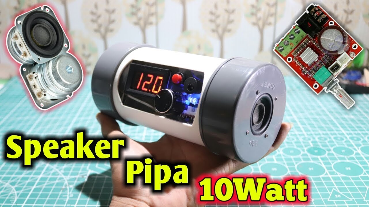 Cara Membuat Speaker Hp Bass Mini Sederhana 10watt Dari Pipa Peralon Speaker Mini Super Bass Youtube