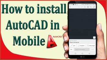 How to install autocad in mobile || Autocad in mobile || #autocad #howto