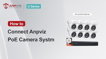 How to Connect Anpviz PoE Camera System (U Series )