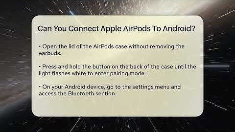 Can You Connect Apple AirPods To Android? - Talking Tech Trends