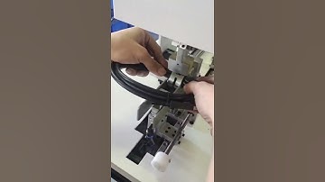 Tabletop semi auto cable strapping machine