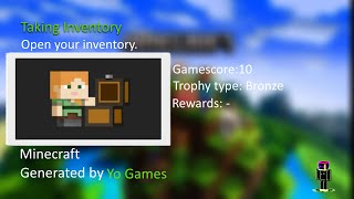 Minecraft The List Of All Achievements And Trophies