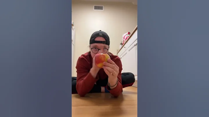 Easy Apple break BARE HANDS #shorts @Joe Bartolozzi