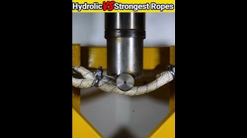 Hydrolic pressure v/s Strongest Ropes, who will win?#shorts #tranding #viral