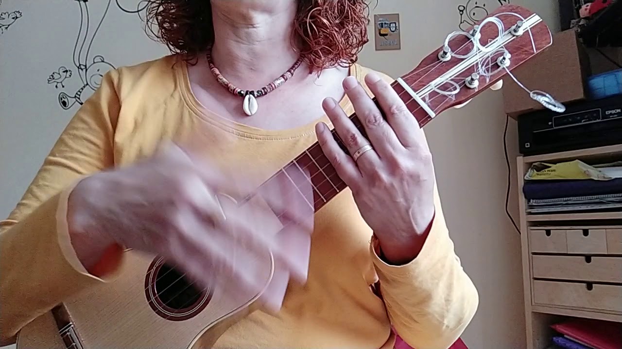 Malagueñas, Ritmo para el timple. Vídeo 1