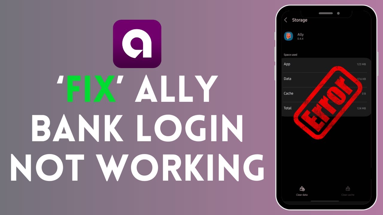 How To Fix Ally Bank App Login Error (Solved)