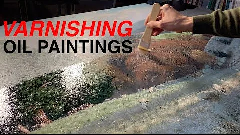 How to VARNISH an Oil Painting - My TOP 5 TIPS!