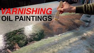 How to VARNISH an Oil Painting - My TOP 5 TIPS!