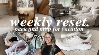 NEW! WHOLE HOUSE RESET 2024 / neutral decor ideas, pack and prep , deep cleaning 🧽