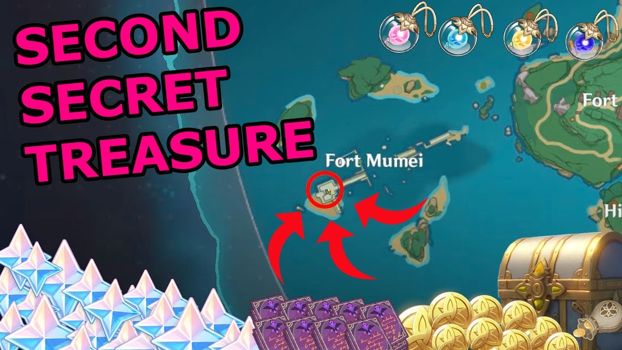 Second Secret Special Treasure Location Genshin Impact 2 0 Lost Riches Event Youtube