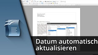 OpenOffice Writer Datum automatisch aktualisieren ✅ Tutorial