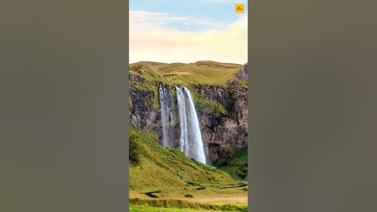 Seljalandsfoss Iceland Waterfall | #ScenicHunter | #Shorts