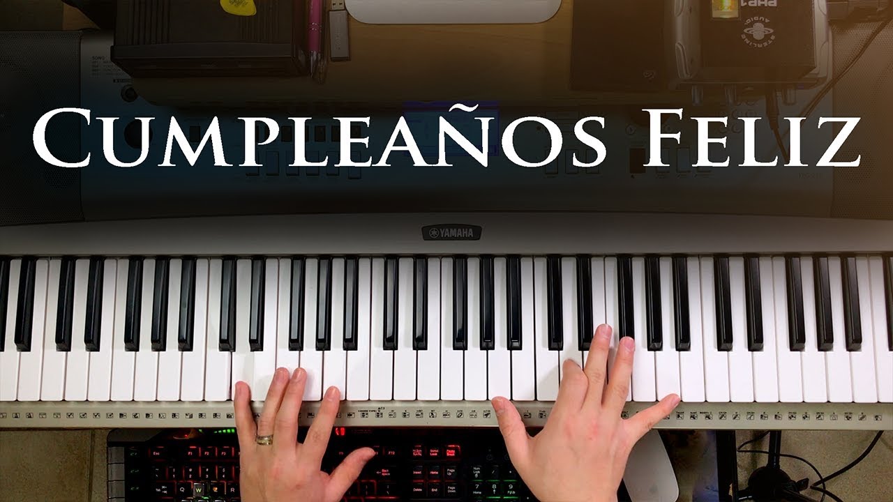 Cumpleaños Feliz (Nivel Basico) - Piano Tutorial - YouTube