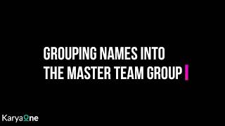 Grouping Names Into Master Team Group screenshot 4