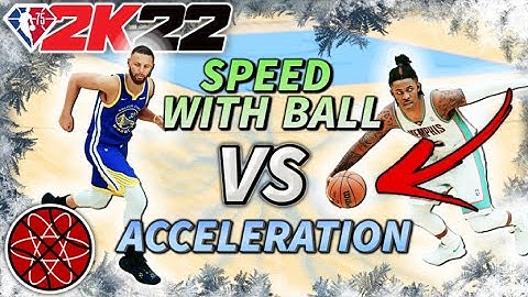 NBA 2K22 Best Build Attributes Guide : Speed with Ball vs Acceleration on OFFENSE