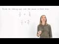 Dividing fractions  mathhelpcom