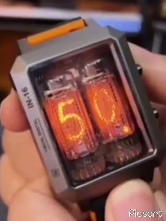 Часы NIXIE TUBE Glow Tube Watch - YouTube