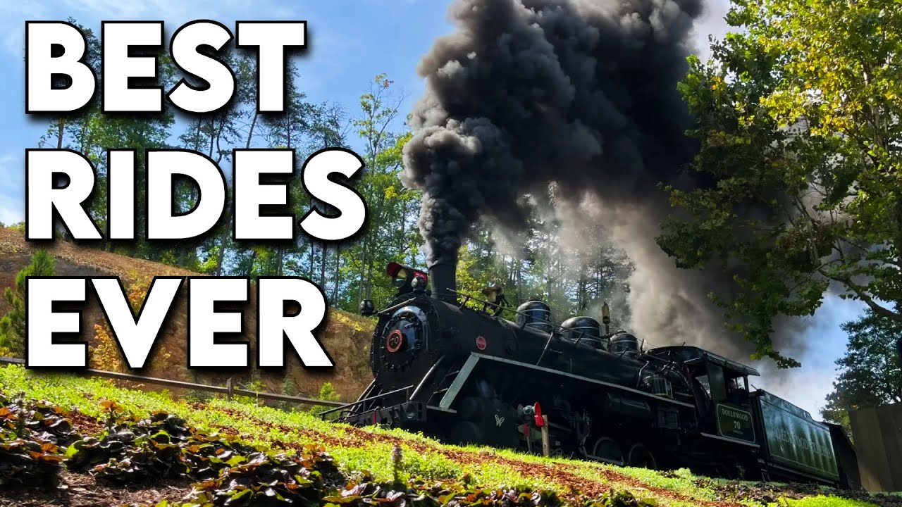 Рейтинг аттракционов на поезде в тематических парках