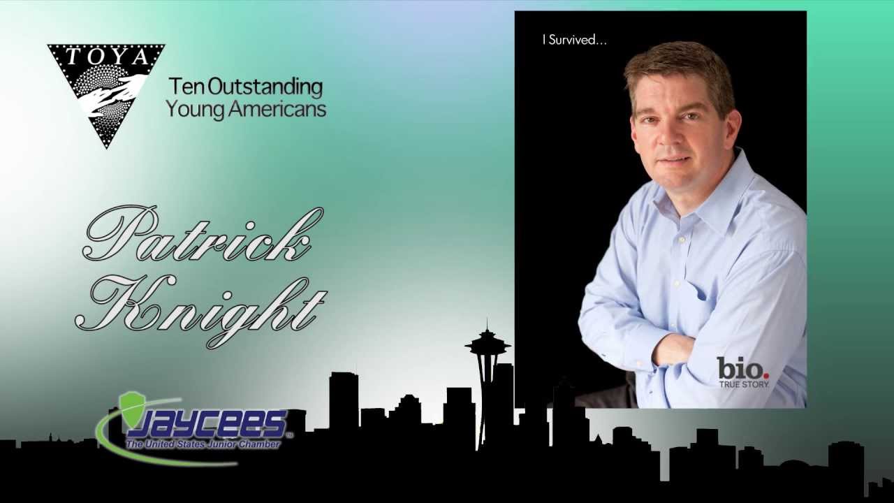 Ten Outstanding Young Americans (TOYA) award presented to Patrick ...