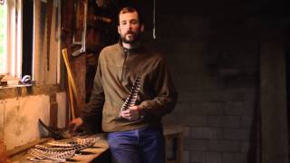 How to make fletchings from wild turkey feathers - making arrows