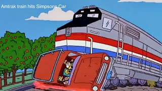 Amtrak Train hits Simpson Car screenshot 4