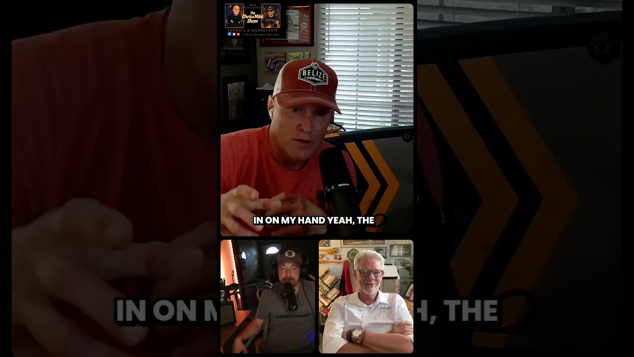 Chris’ Custom-Made Mic Stand #chrisandmikeshow #podcast #shorts #youtubeshorts