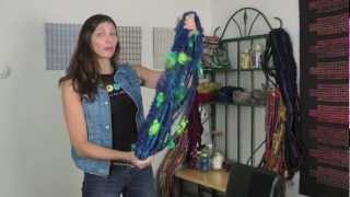 Steph Gorin - Spinning on the Ashford Country Spinner 2 - &quot;In the Loop&quot; Art Yarn