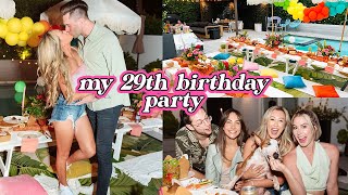 my 29th birthday party! set up & decor reveal